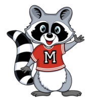 Raccoon mascot image